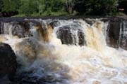 Vodop�dy Goosberry, North Shore, Minnesota. Spojen� st�ty americk�.