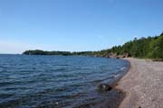 Jezero Superior, nejvet�� sladkovodn� jezero na svete podle plochy, North Shore, Minnesota. Spojen� st�ty americk�.
