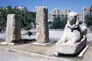 Komplex rom�nsk�ho amfite�tru v Alexandrii. Egypt.