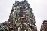 Bayon - chr�m sm�j�c�ch se tv���. Oblast chr�m� Angkor Wat. Kambod�a.