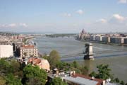 Pohled na Budape�� z Budy. Ma�arsko.