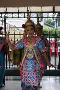 Chr�m Erawan (San Phra Phrom), tane�n� p�edstaven� v�m zajist� �t�st�, spokojenost, �sp�ch �i l�sku, Bangkok. Thajsko.