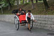Tradi�n� rik�a, Kj�to. Japonsko.