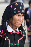 Mu� z etnika Lahu na sv� oslav� Nov�ho roku, m�sto Kengtung. Myanmar (Barma).