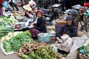 Hlavn� trh ve m�st� Kengtung. Myanmar (Barma).