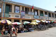 Trhu ve m�st� Sittwe. Myanmar (Barma).