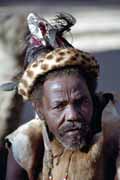 Zulu vesnice. Jihoafrick� republika.