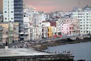 Pohled na Malec�n, Havana. Kuba.