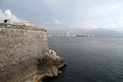 Pevnost a Malc�n, Havana. Kuba.