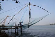 ��nsk� ryb��sk� s�t�, Kochi (Cochin), Kerala. Indie.