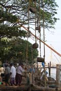 ��nsk� ryb��sk� s�t�, Kochi (Cochin), Kerala. Indie.
