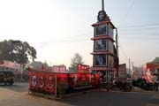 Dekorace Koministick� strany Indie (CPI) je v Ji�n� Indii v�ude, bohu�el... Thiruvananthapuram (Trivandrum). Indie.