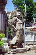 Komplex chr�mu s le��c�m Buddhou Wat Pho. Bangkok. Thajsko.